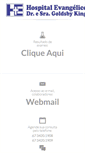 Mobile Screenshot of hospitalevangelico.com.br