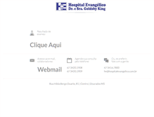 Tablet Screenshot of hospitalevangelico.com.br
